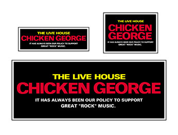 CHICKEN GEORGE STICKER